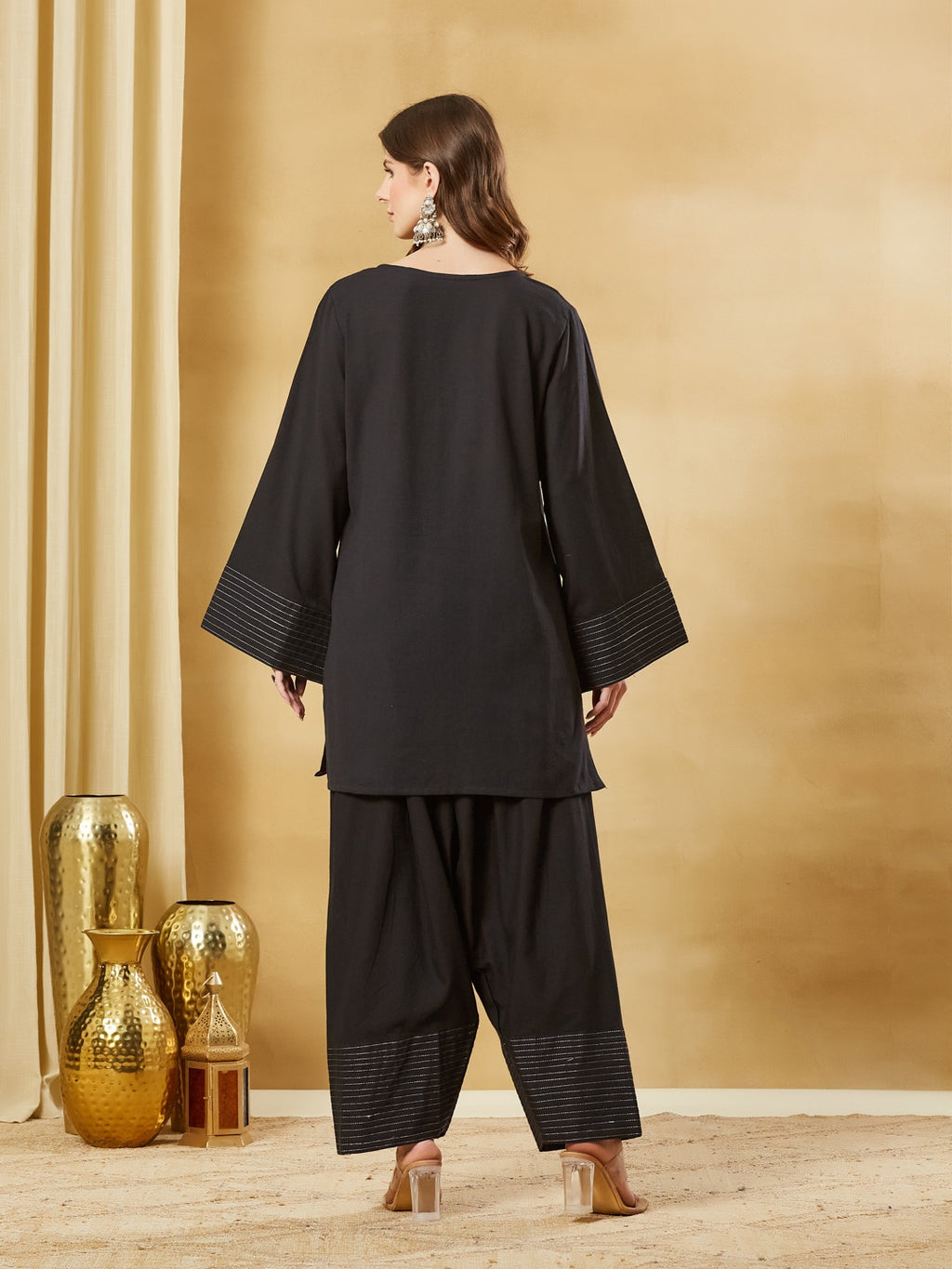 Cotton Farshi Salwar Kurta Set With Dupatta