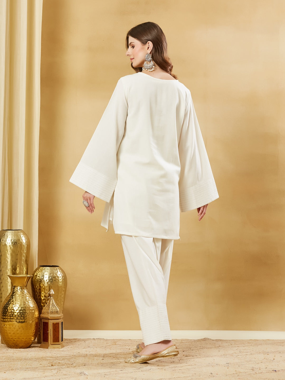 Cotton Farshi Salwar Kurta Set With Dupatta