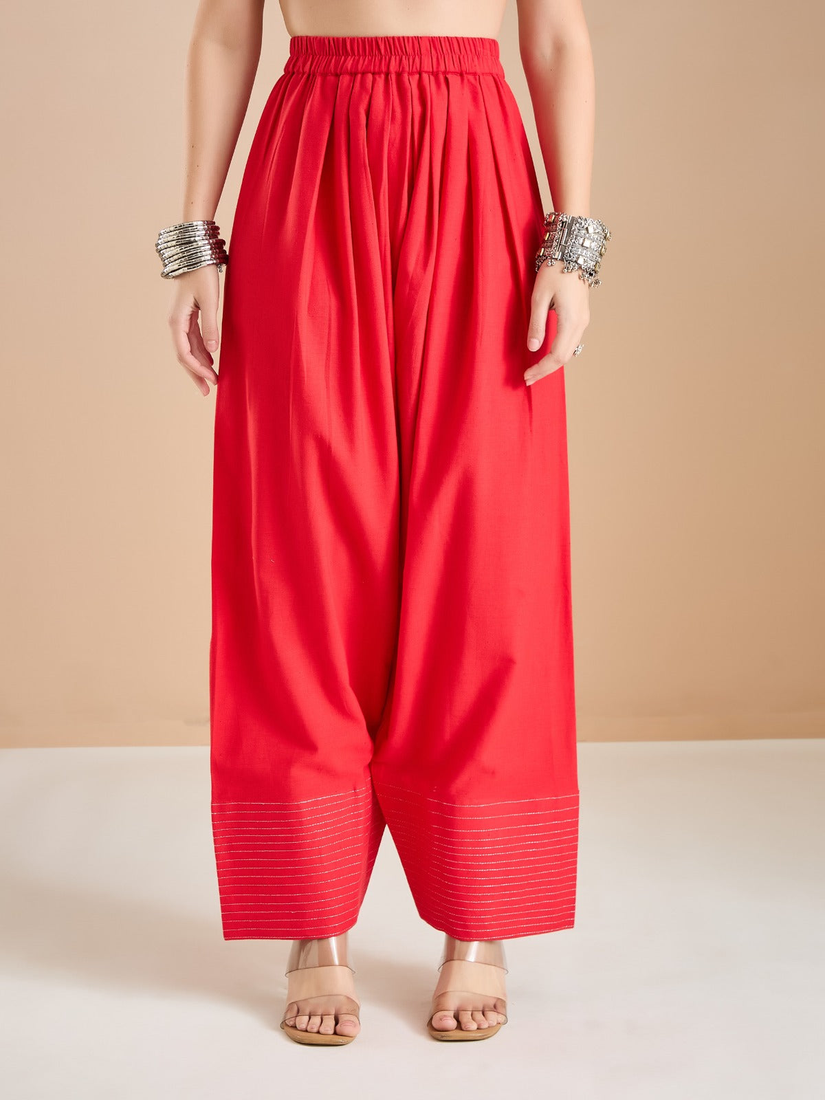 Cotton Farshi Salwar Kurta Set With Dupatta