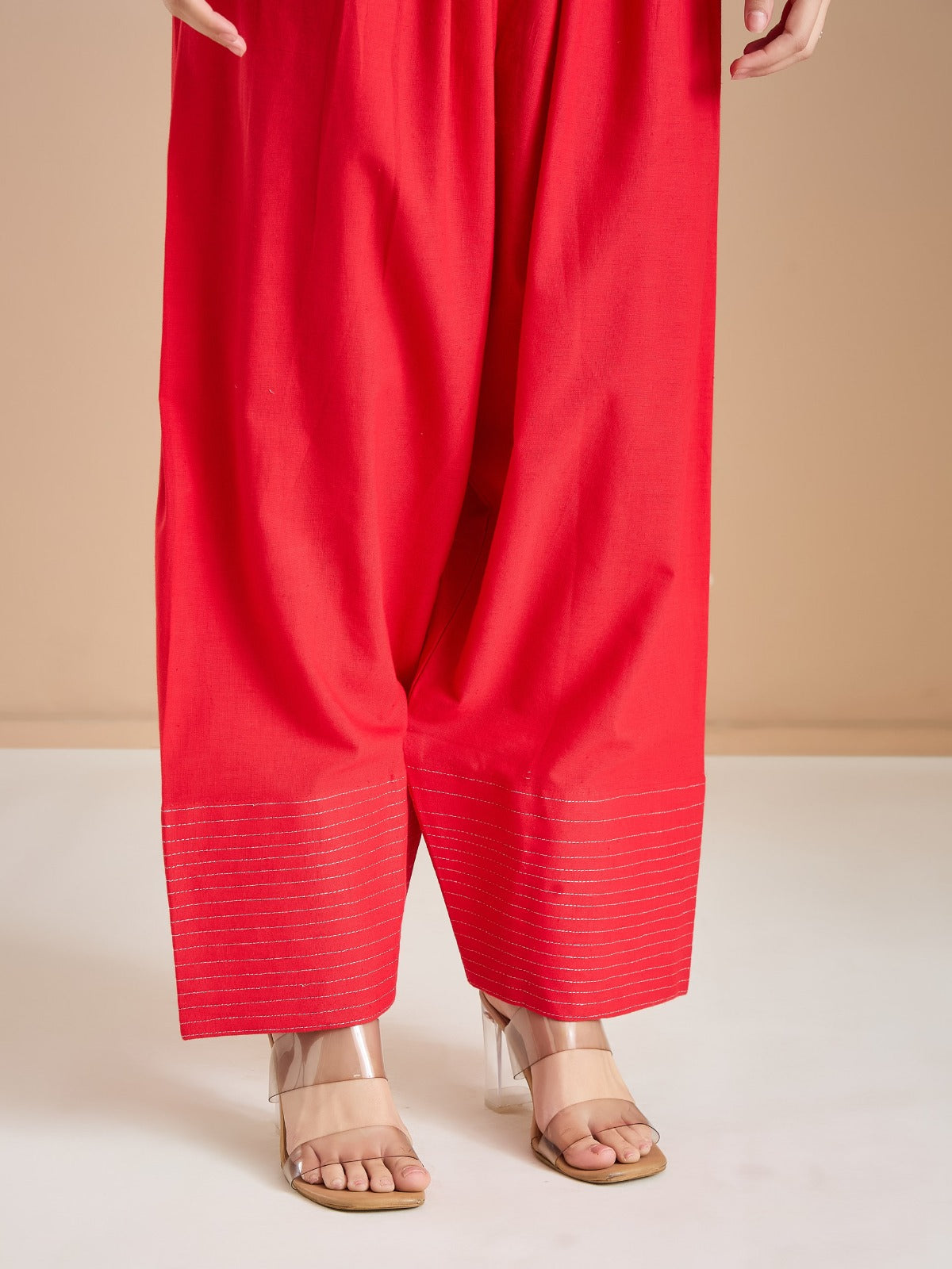 Cotton Farshi Salwar Kurta Set With Dupatta