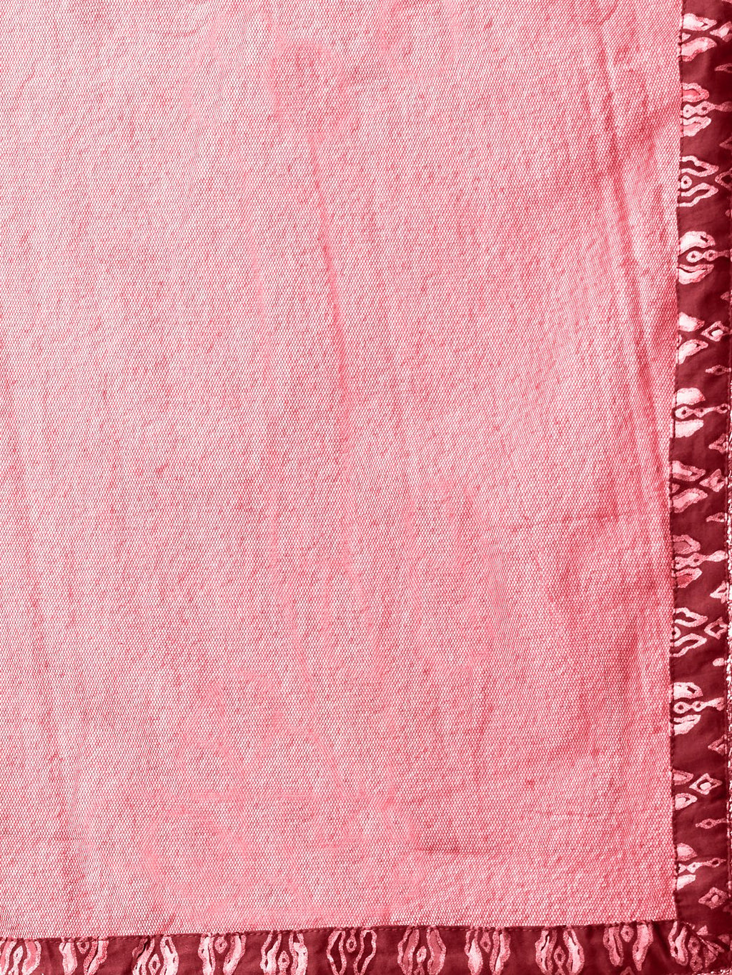 Maroon Cotton Kurta Palazzo Set with Net Dupatta