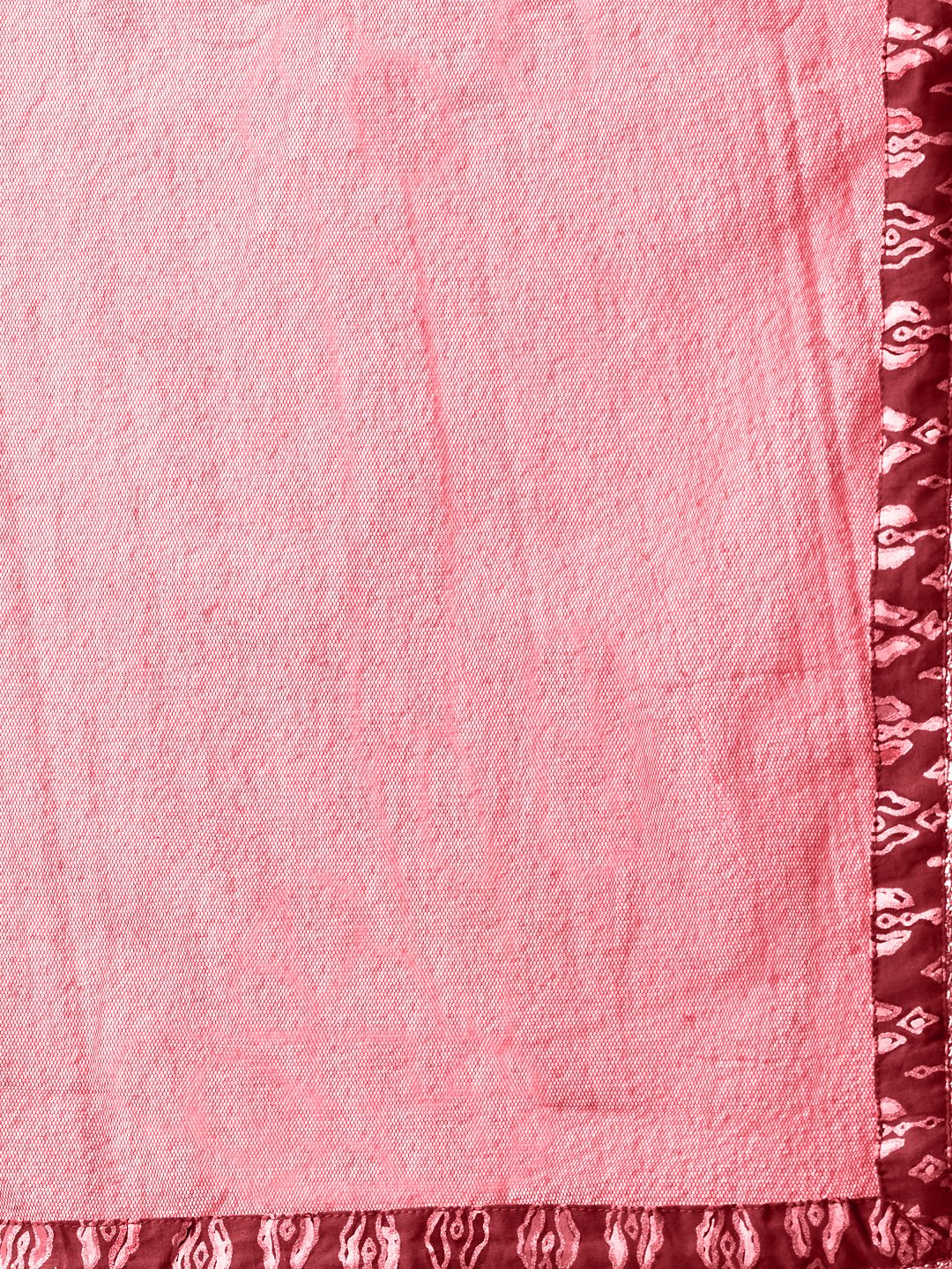 Maroon Cotton Kurta Palazzo Set with Net Dupatta
